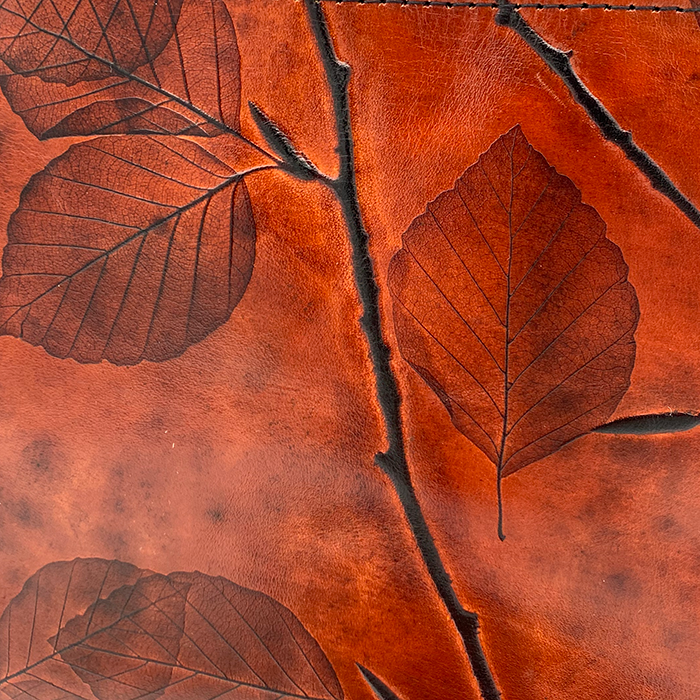 leaf leather inside